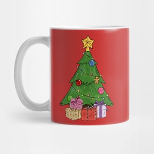 Christmas tree costume Mug